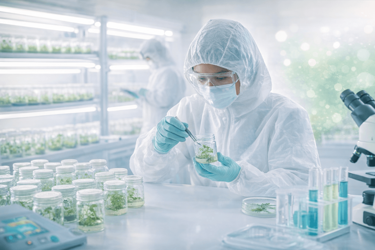 Infraestructura y procesos de biotecnología vegetal